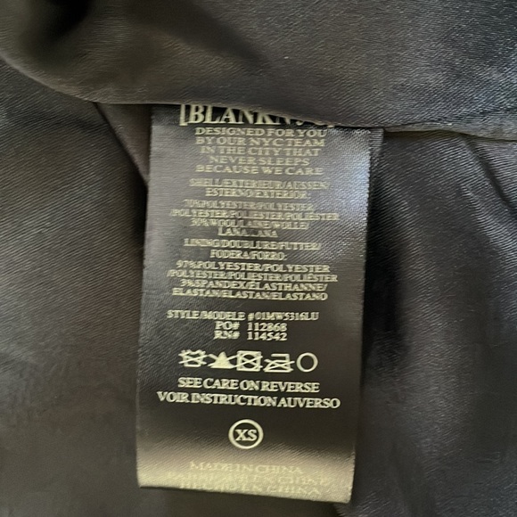 *SOLD* Blank NYC Black and White Houndstooth Cocoon Coat - Picture 6 of 6